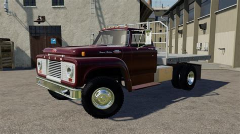 Ford T850 1964 Flatbed V1 1 Mod Farming Simulator 2022 19 Mod