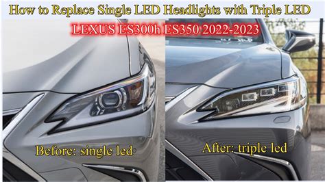 Step By Step How To Replace Single Led Headlights With Triple Led In