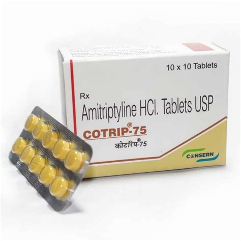 Amitriptyline HCI Tablets USP 75 Mg At Rs 390 Box In Mumbai ID