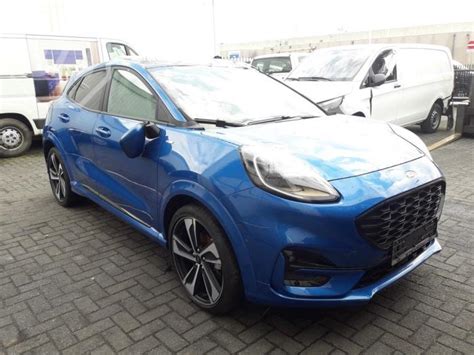 Ford Puma Ti Vct Ecoboost Mhev V Schrottauto Metallic Blau