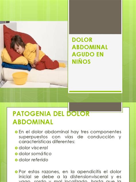 Dolor Abdominal Agudo En NiÑos Especialidades Médicas Medicina Clínica