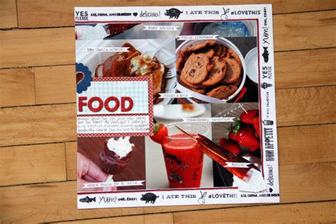 Fair Food Scrapbook Layout 2014 I Make Things