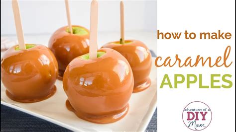 The Best Easy Homemade Caramel Apples Youtube