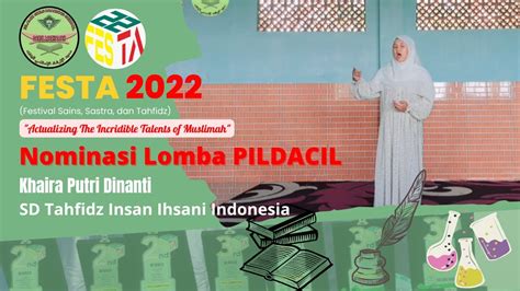 Nominasi Lomba PILDACIL FESTA 2022 IGBS Darul Marhamah Tingkat SD MI