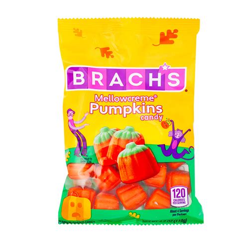 Brachs Mellow Creme Candy Corn Pumpkins 42oz Iwholesalecandyca