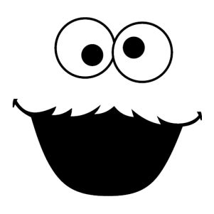 Cookie Monster Face Logo Svg | Cookie Monster Cartoon Png