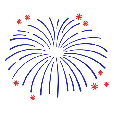 Diseño Png Y Svg De Cuarto De Julio Fuegos Artificiales Cr 5 Para