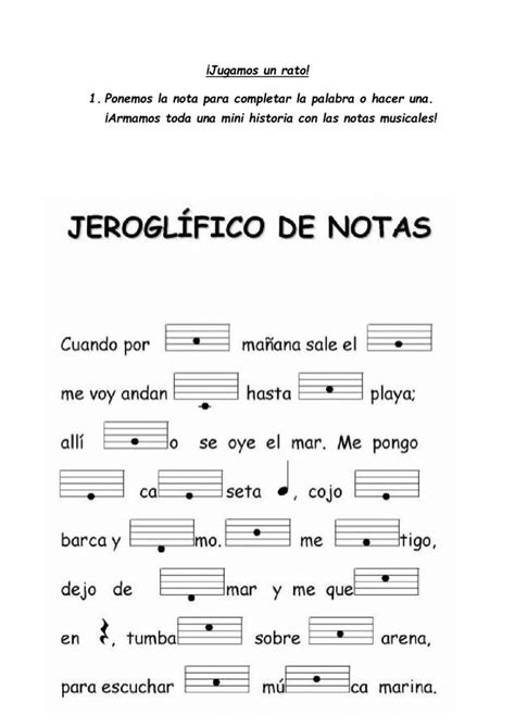 Tarea Musical 3 Worksheet Memory Exercises Interactive Activities