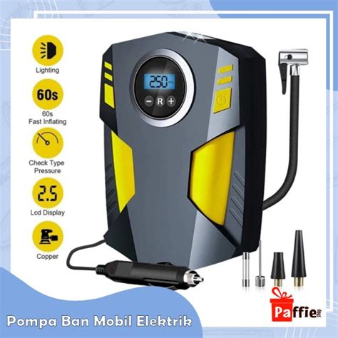 Jual Pompa Ban Mobil Elektrik Inflator Sepeda Motor Portable 12V Tire