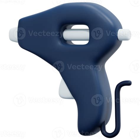 Hot Glue Gun D Render Icon Illustration PNG