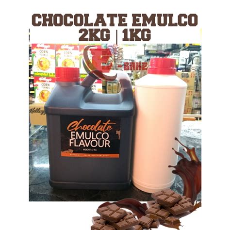 Chocolate Emulco 2kg 1kg Perasa Chocolate Berwarna 1kg 2kg Halal