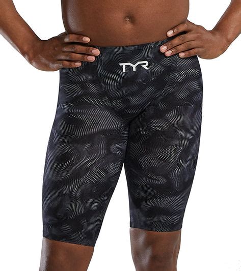 Tyr Mens Avictor 2 0 Exolon High Waist Jammer Tech Suit Swimsuit