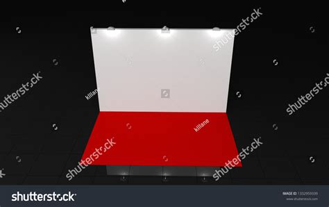 Backdrop Red Carpet X Meters D Stock Illustration