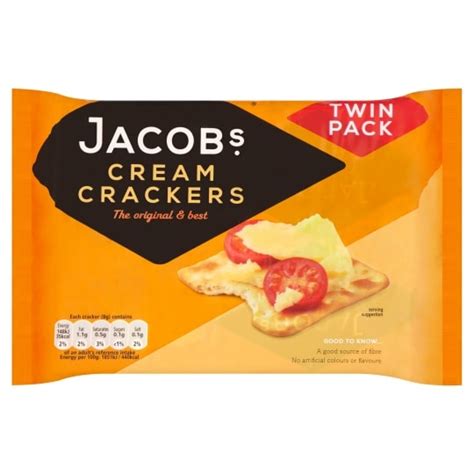 Jacobs Cream Crackers 2x200g Tesco Groceries