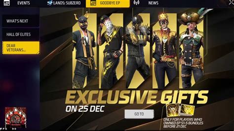 Hall Of Elites Event Free Fire Hip Hop Bundle Return Free Fire