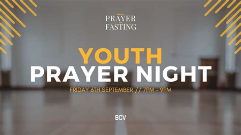 Youth Prayer Night Belfast City Vineyard