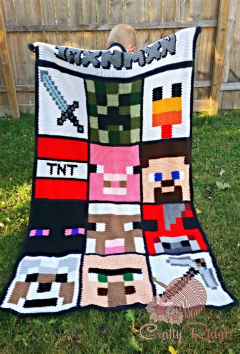 My Minecraft Obsessionits Finally Finished Minecraft Crochet