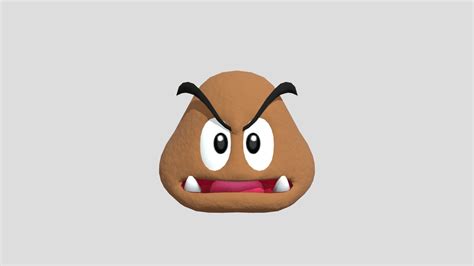 Wii U - Super Mario 3D World - Goomba Mask - Download Free 3D model by ...