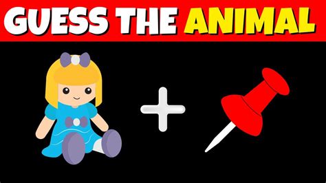 Guess The Animal By Emoji 🐵🐯🐶 Emoji Quiz 2024 35 Animals Based On