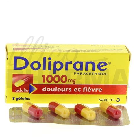 M Dicament Doliprane Mg G Lules Pharmacie En Ligne Illicopharma