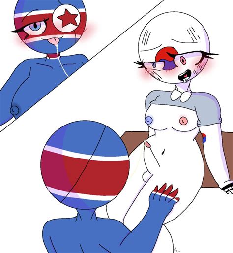 Rule 34 1futa 1girls Areolae Balls Blush Breasts Country Countryhumans Countryhumans Girl Cum