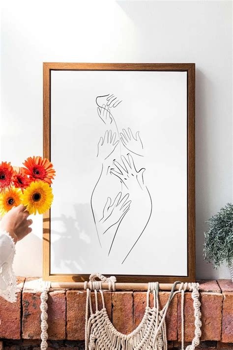 Female Line Art Erotic Nudity Line Art Hands Nude Line Drawing