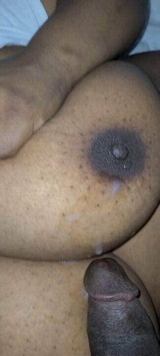 Morning Cum Shot On Big Soft EBONY Tits XHamster