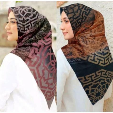 Hijab Quadrilateral Latest Motif Bestseller Deenay Voal Premium Veil