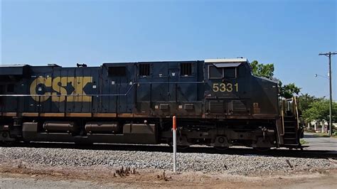 Csx M583 Headed Northbound In Monroe NC With CSXT 5331 In The Lead 6 9