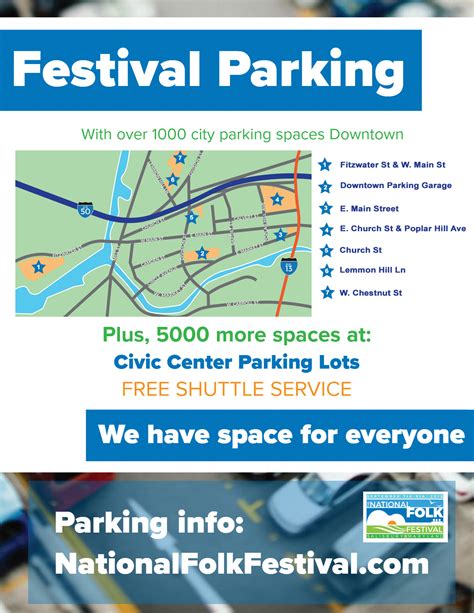 Festival Parking Plans Announced