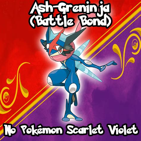 Ash Greninja Para Pokémon Scarlet E Violet Leia A Descrição Outros Dfg