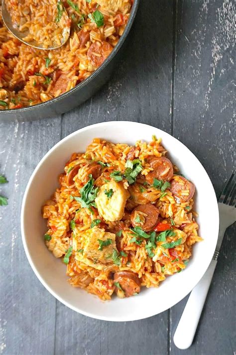 Chicken and Chorizo Jambalaya - My Gorgeous Recipes