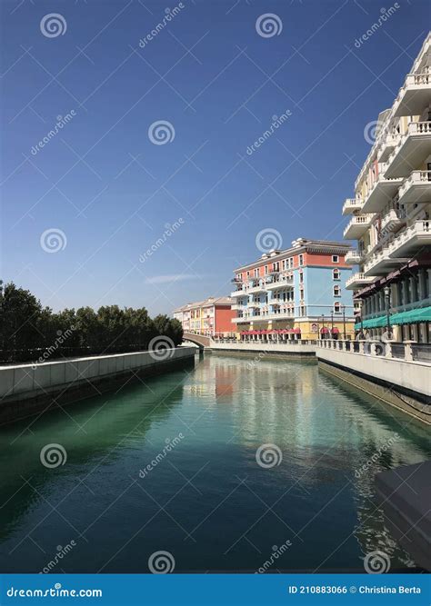 The Beautiful Bridges and Canals of Qanat Quartier on the Artificial