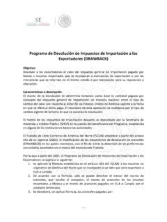 Programa De Devoluci N De Impuestos De Importaci N Gob Programa