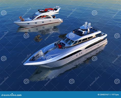 Modern Yacht Stock Illustration Illustration Of Vessel 20403167