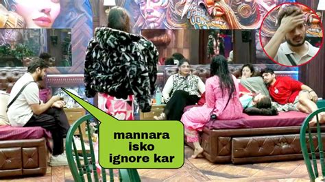 Bigg Boss 17 Live Munawar Faruqui Ne Mannara Chopra Ka Diya Sath