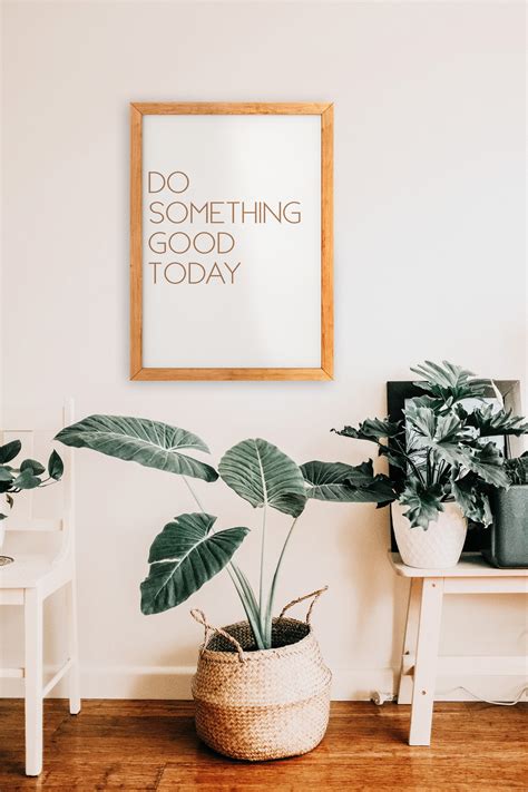 Do Something Good Today Printable Wall Art Inspirational Etsy