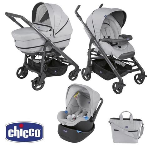 Chicco Poussette Combinée 3 En 1 Trio Love Up Pearl Cdiscount