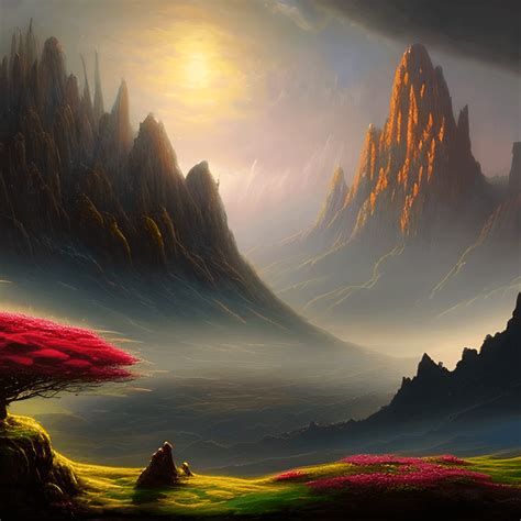 Fantasy Landscape Concept Art · Creative Fabrica