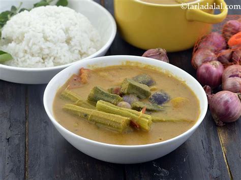 Kerala Sambar Recipe Kerala Style Sambhar With Coconut Varutharacha