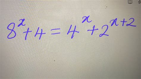 Equation In Indices Youtube