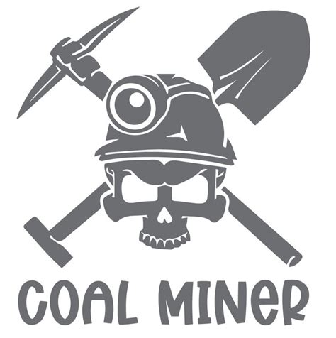 Shopvinyldesignstore Coal Miner Style Wide Shop Vinyl Design