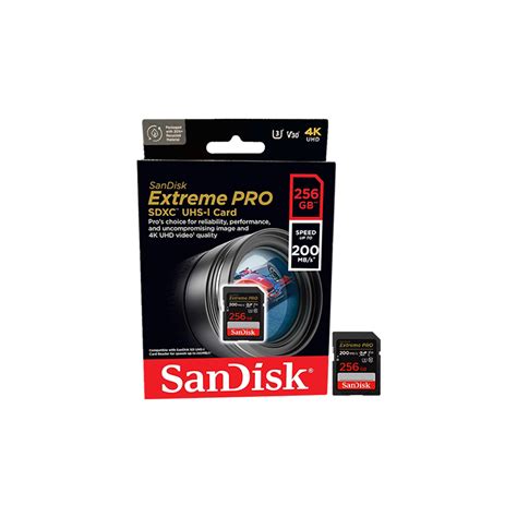 Sandisk Extreme Pro Sdxc Uhs I V30 256gb 200mbps Id