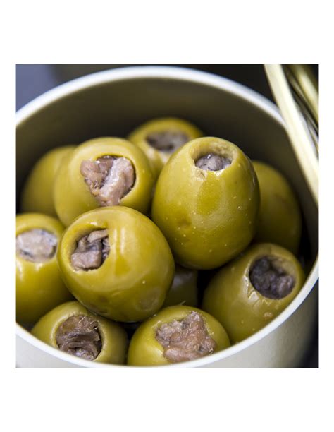 Aceituna artesana rellena de anchoa
