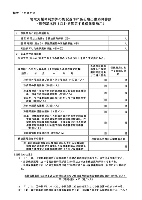 地域支援体制加算（2020年4月〜2022年3月） 薬剤師の脳みそ