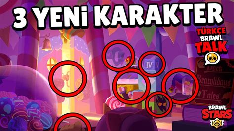 Brawl Talk📣 3 Yenİ Karakter Tek Resİmde Mİ Brawl Stars Detay Youtube