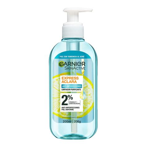 Gel De Limpieza Anti Acne 200ml Garnier Express Aclara