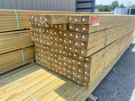 Pressure Treated 4x4x121 Ground Contact Post Fencing Sikeston