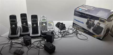 Tel Fono Inal Mbrico Panasonic Kx Tg B Gris Ghz Contestador