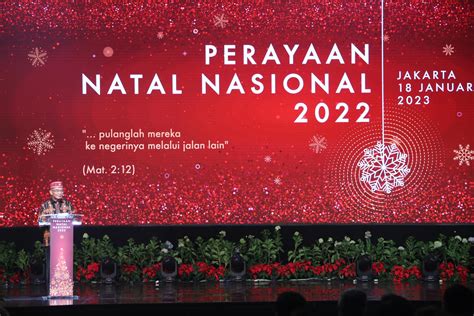 Menko Pmk Berikan Pesan Natal Pada Perayaan Natal Nasional